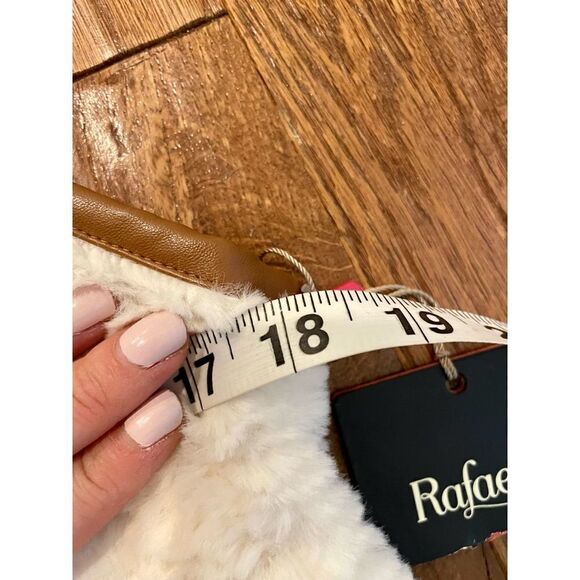 Rafaella nwt Sherpa faux fur front vest size m - Picture 9 of 9